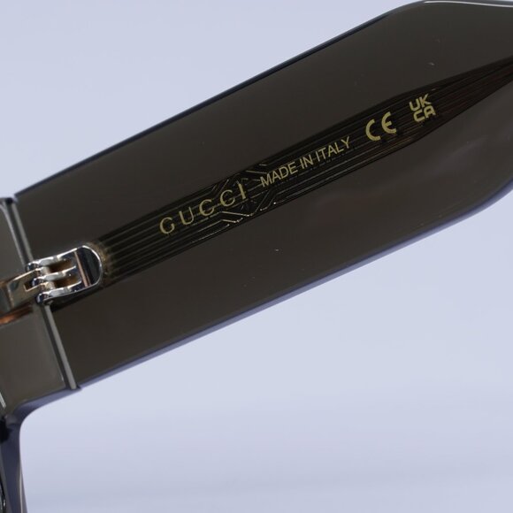 🕶️ New Gucci GG1262S 003 Sunglasses - Grey Frame, Blue Lenses - Picture 8 of 12